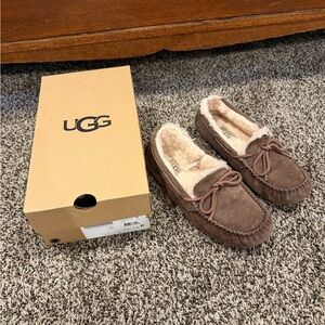 UGG Dakota Slippers Espresso Brown Moccasins